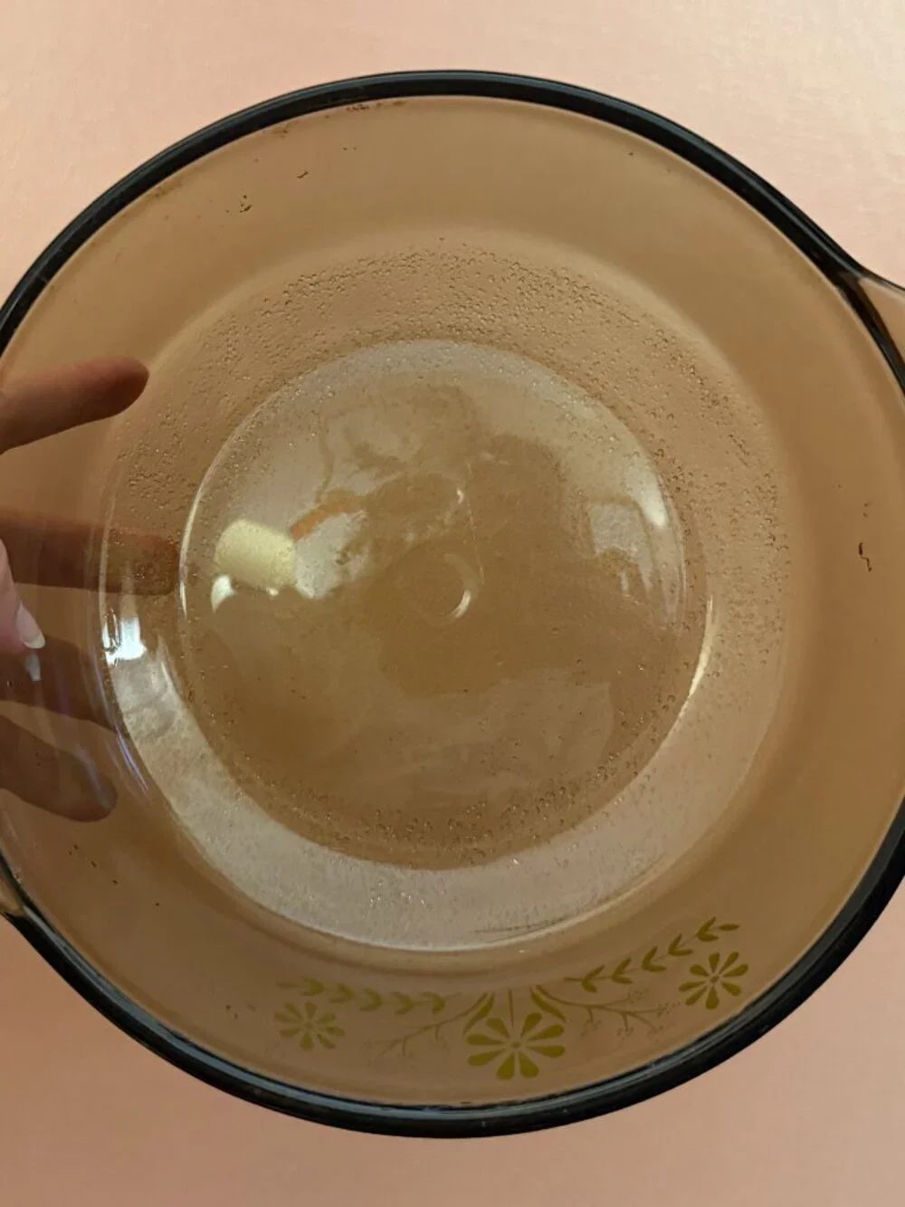 Vintage Corning Ware Smoked Brown Glass 8